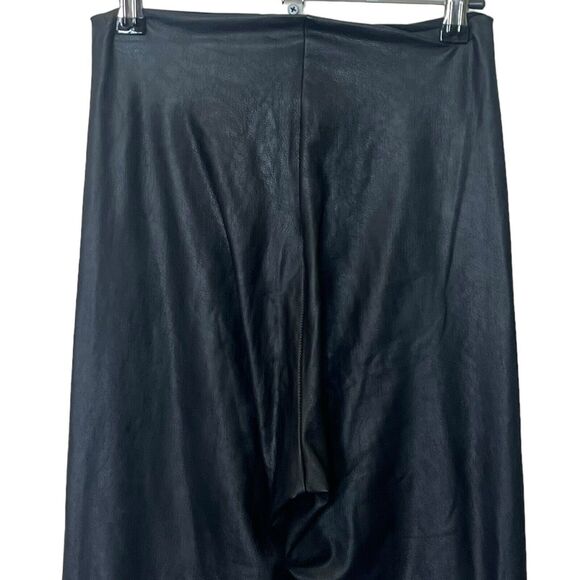 Commando Faux Leather Leggings High Rise Stretch Pull On Black Women’s M - Picture 6 of 9